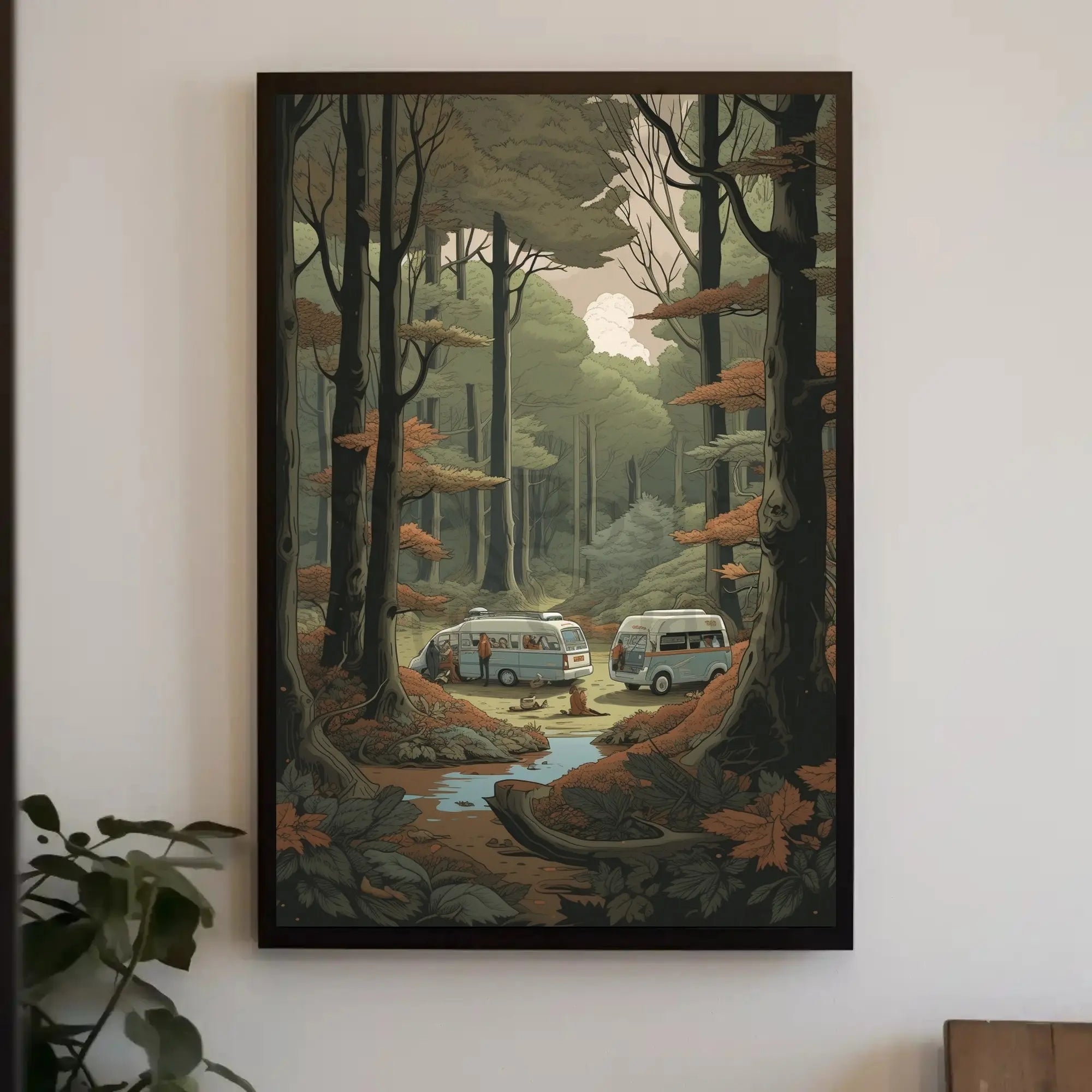 Serene Autumn Adventure Travel Poster PosterGoat