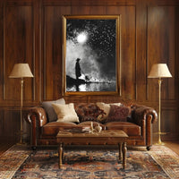 Serene Eastern Monk by Water Cultural Heritage Poster PosterGoat