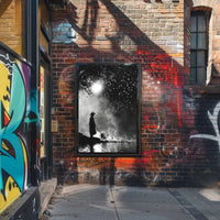 Serene Eastern Monk by Water Cultural Heritage Poster PosterGoat