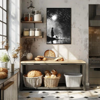 Serene Eastern Monk by Water Cultural Heritage Poster PosterGoat