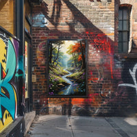 Serene Forest Escape Artistic Poster PosterGoat