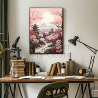 Serene Japanese Landscape Art Cultural or Heritage Poster PosterGoat