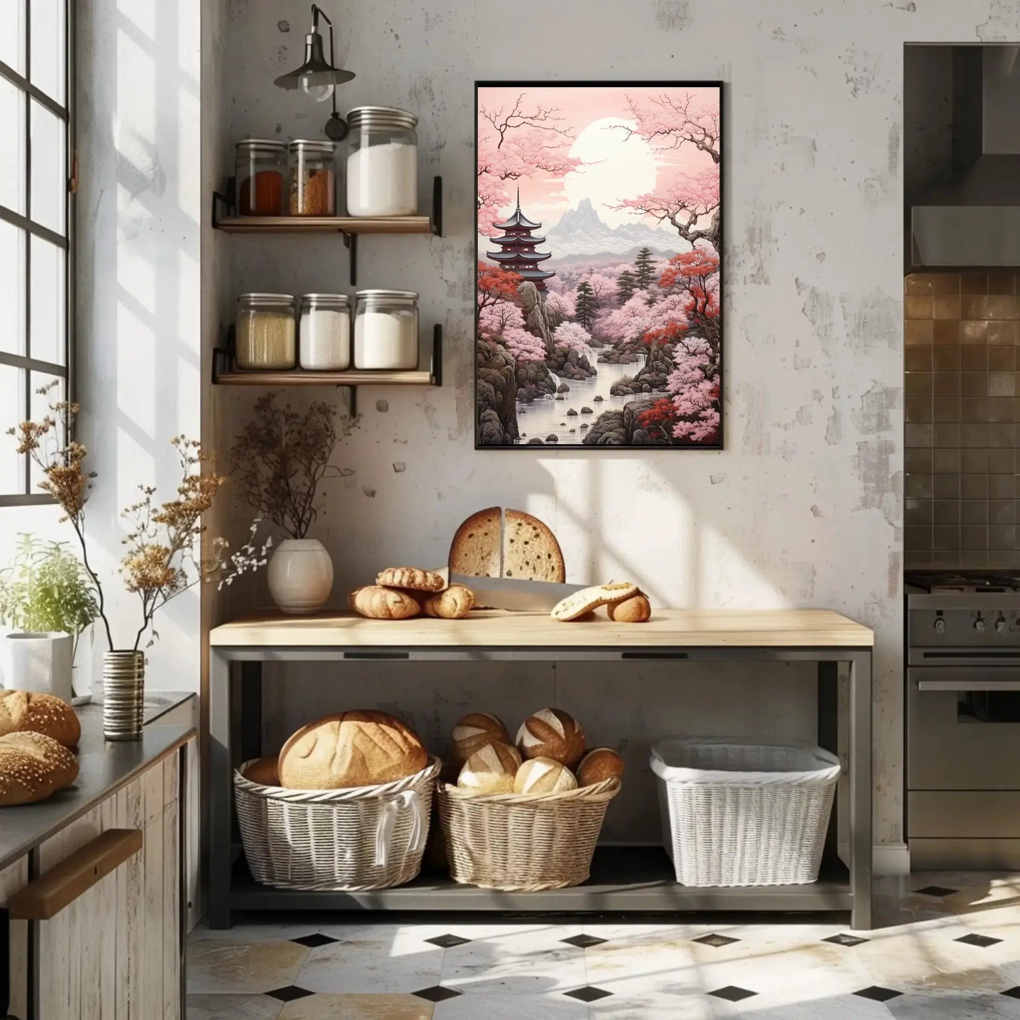 Serene Japanese Landscape Art Cultural or Heritage Poster PosterGoat