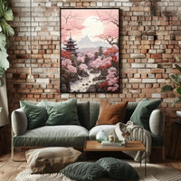 Serene Japanese Landscape Art Cultural or Heritage Poster PosterGoat