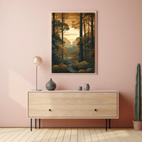Serene Timeless Forest Landscape National Park Poster PosterGoat
