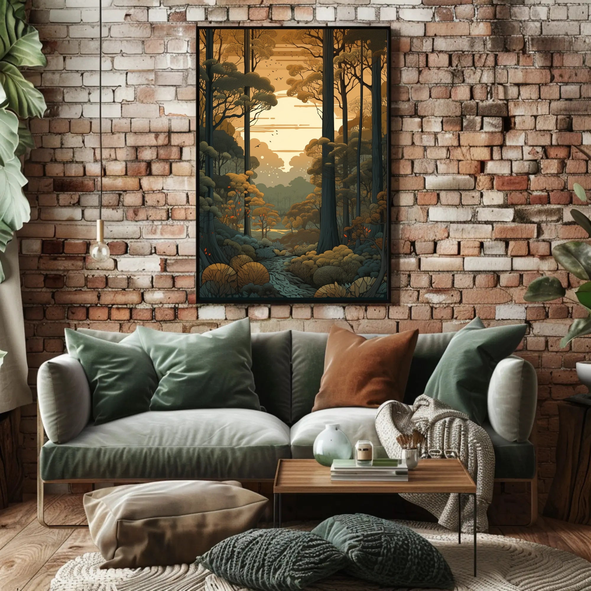 Serene Timeless Forest Landscape National Park Poster PosterGoat