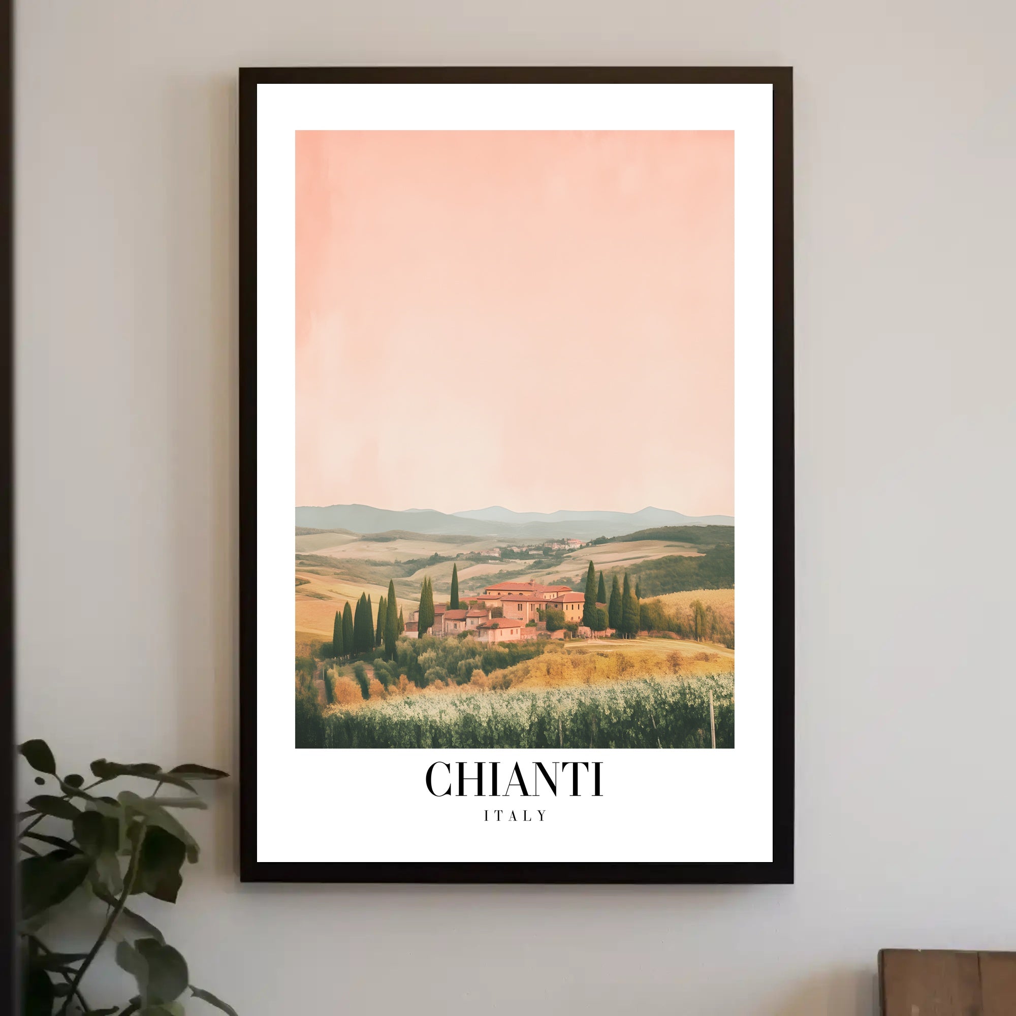 Serene Tuscan Landscape Art: Travel Poster PosterGoat