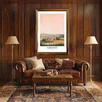 Serene Tuscan Landscape Art: Travel Poster PosterGoat