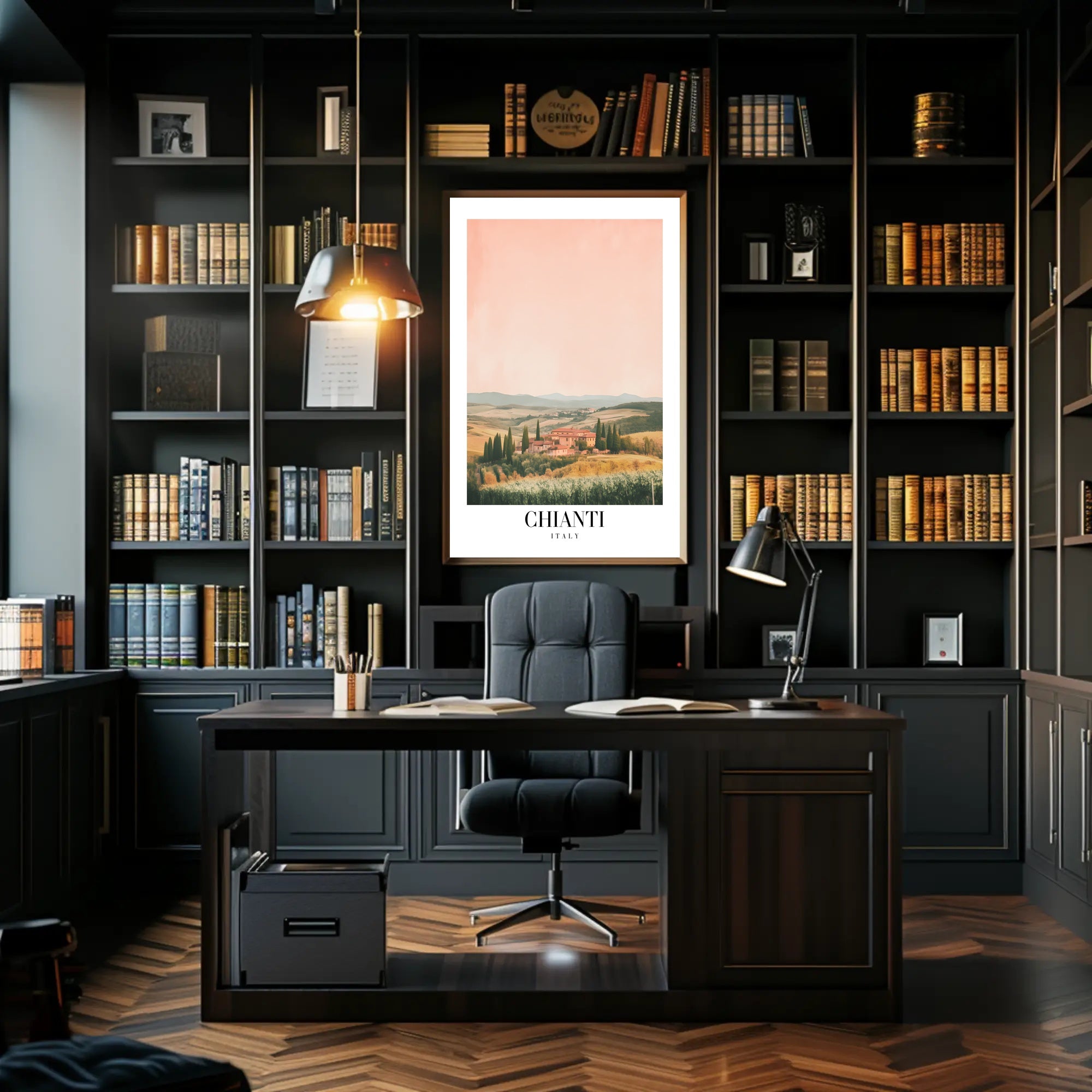 Serene Tuscan Landscape Art: Travel Poster PosterGoat