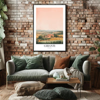 Serene Tuscan Landscape Art: Travel Poster PosterGoat