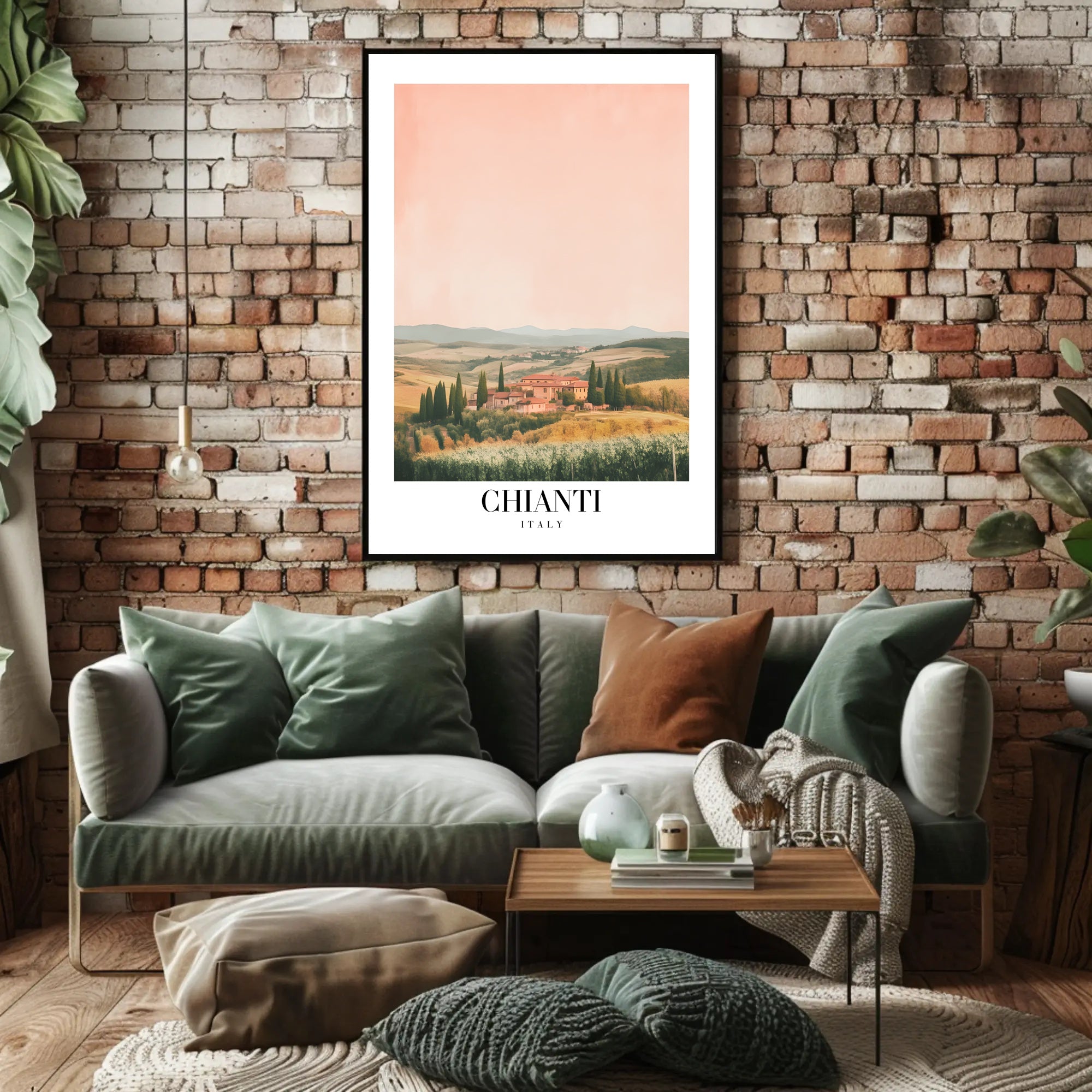 Serene Tuscan Landscape Art: Travel Poster PosterGoat