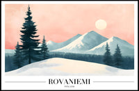 Serene Winter Landscape Nordic Travel Poster PosterGoat
