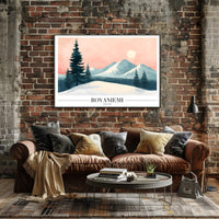 Serene Winter Landscape Nordic Travel Poster PosterGoat