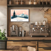 Serene Winter Landscape Nordic Travel Poster PosterGoat