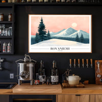 Serene Winter Landscape Nordic Travel Poster PosterGoat