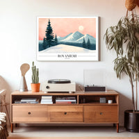 Serene Winter Landscape Nordic Travel Poster PosterGoat