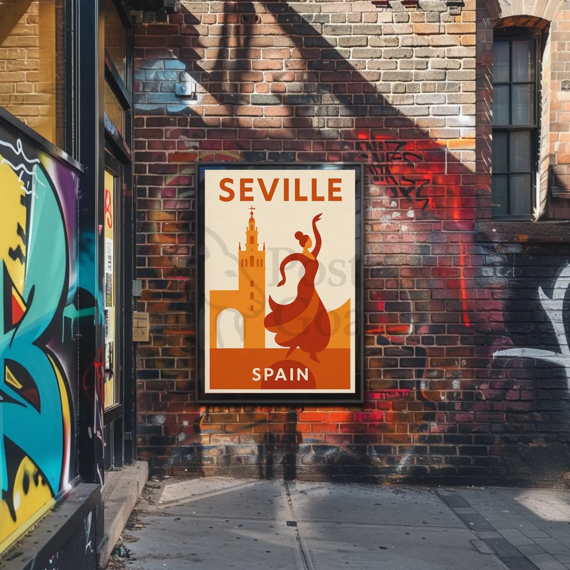 Seville Flamenco Dance Cultural Heritage Poster PosterGoat