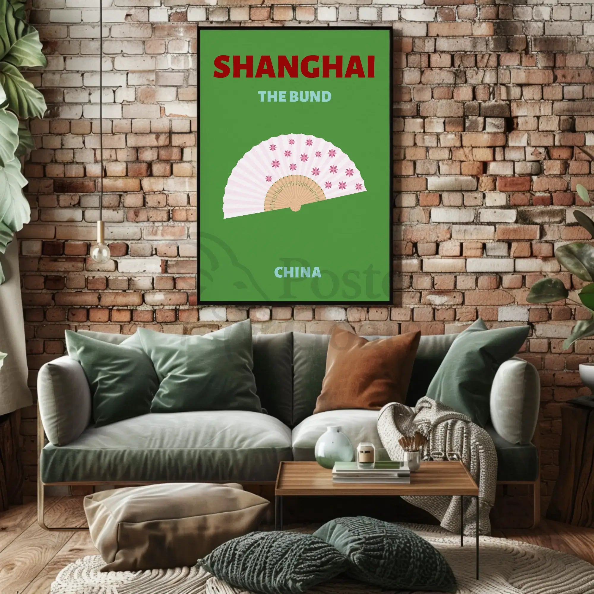 Shanghai The Bund Elegance Cultural or Heritage Poster PosterGoat