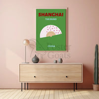 Shanghai The Bund Elegance Cultural or Heritage Poster PosterGoat