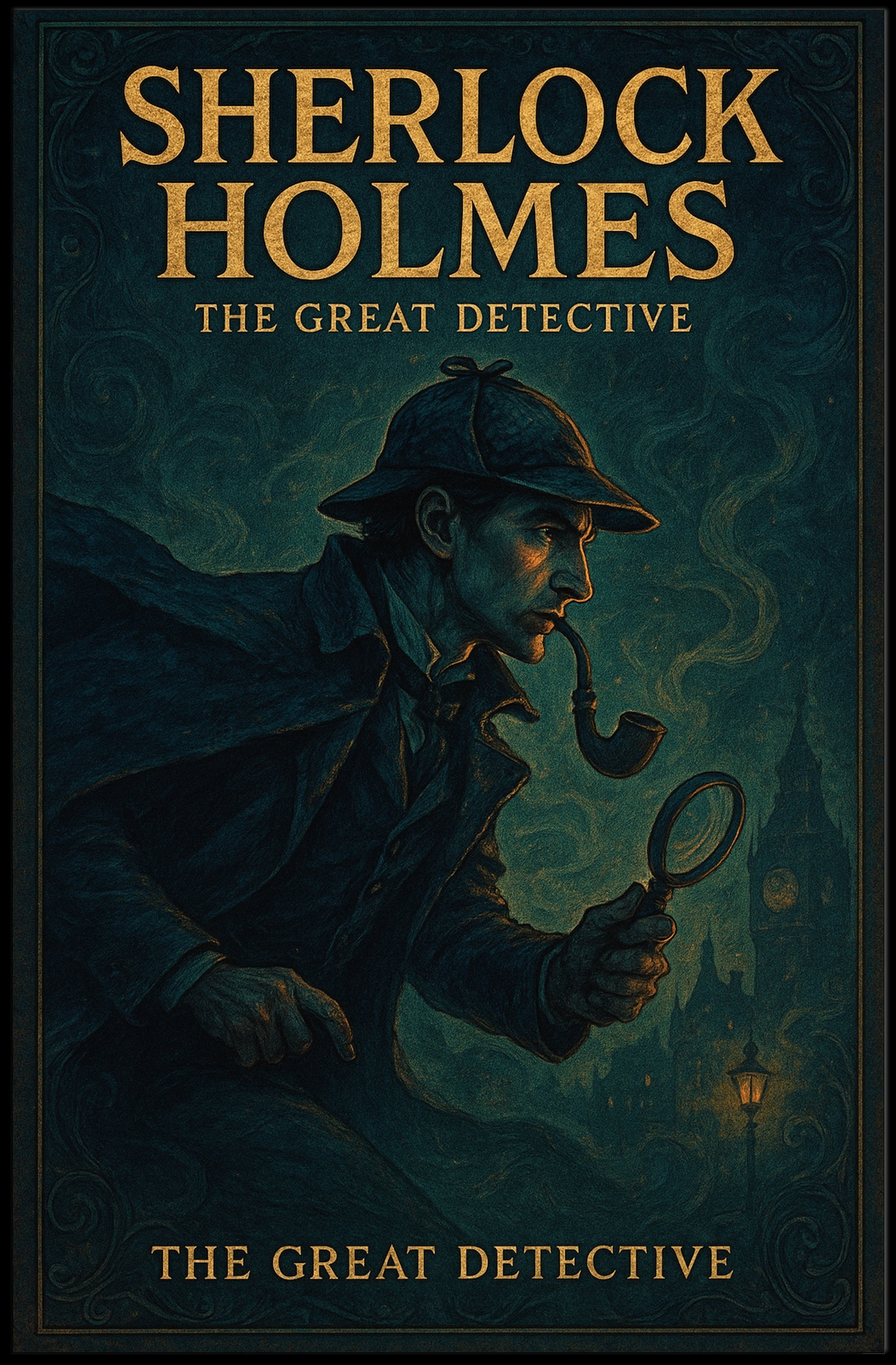 Sherlock Holmes Great Detective Wall Art Print PosterGoat