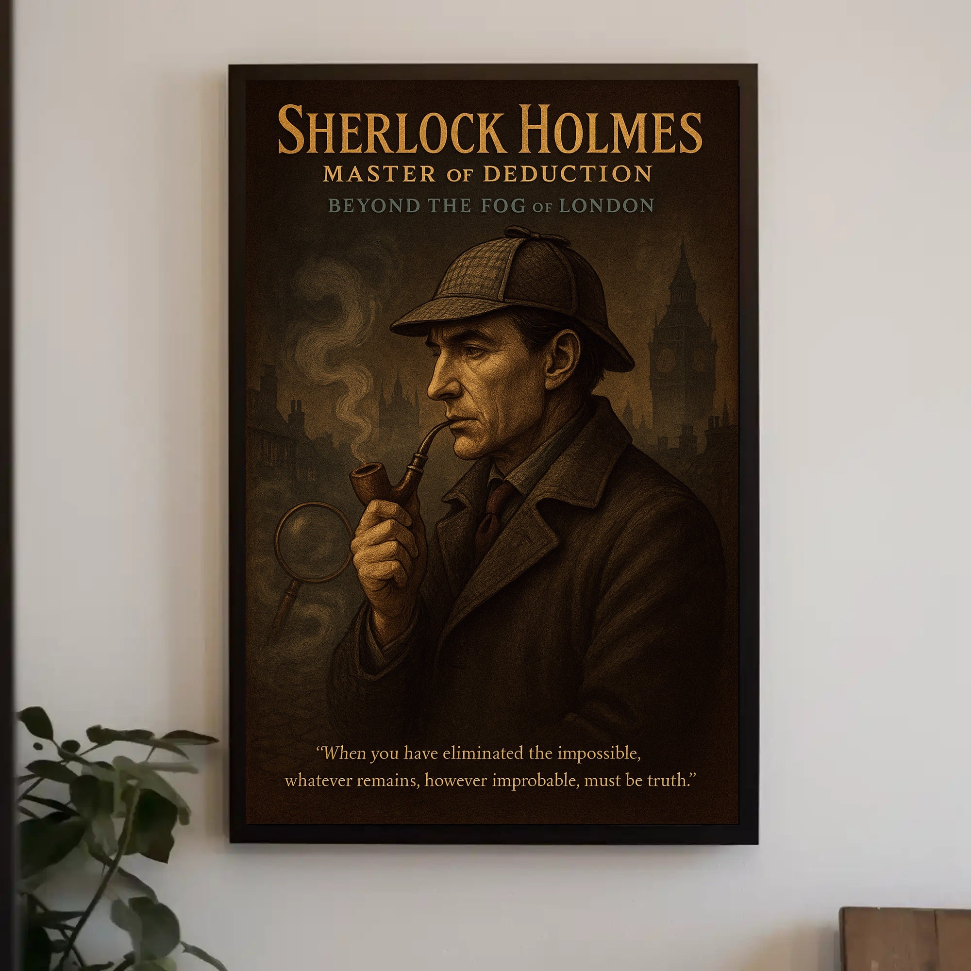 Sherlock Holmes Master Of Deduction Poster PosterGoat
