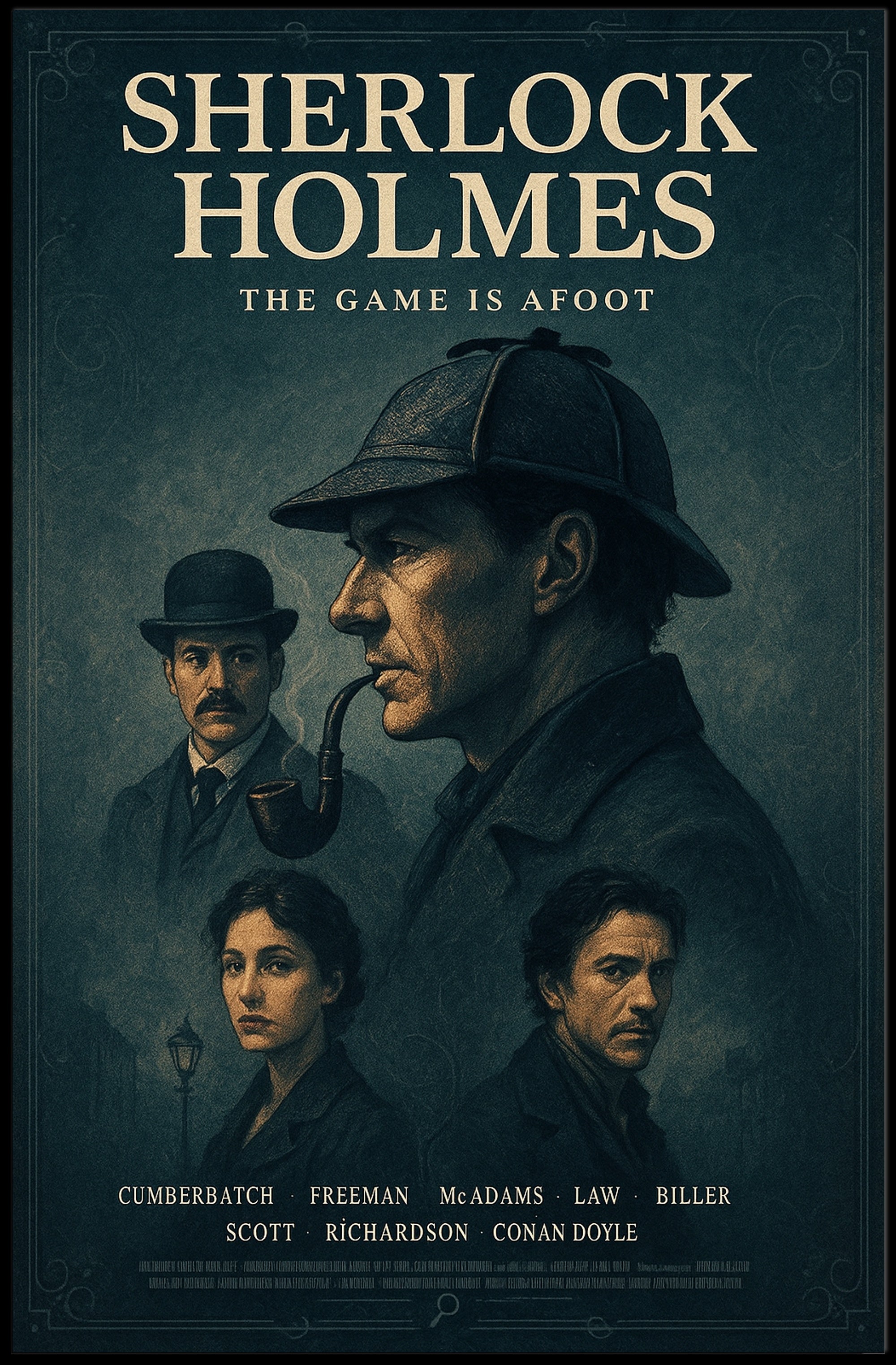Sherlock Holmes The Game Is Afoot Poster PosterGoat