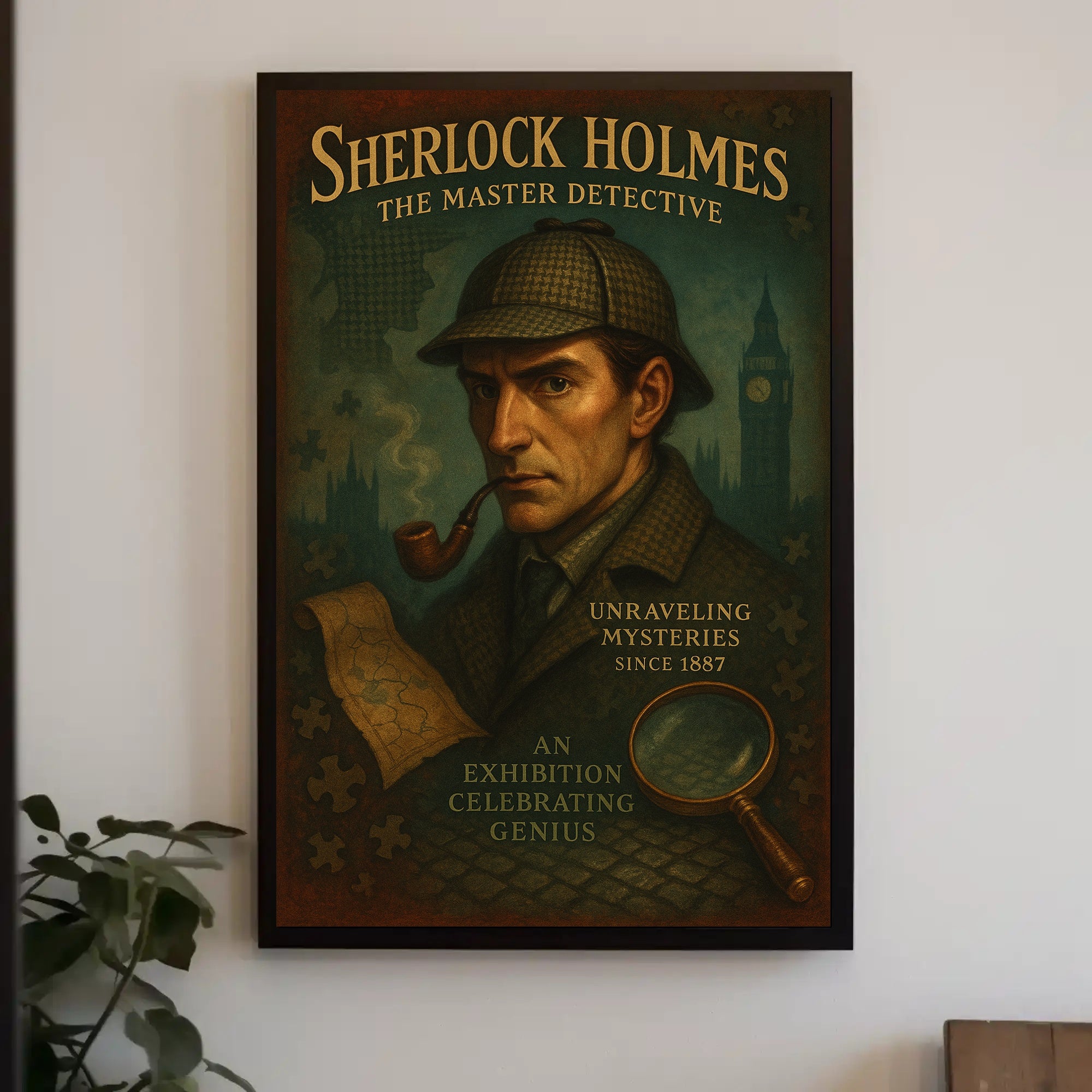 Sherlock Holmes The Master Detective Poster PosterGoat