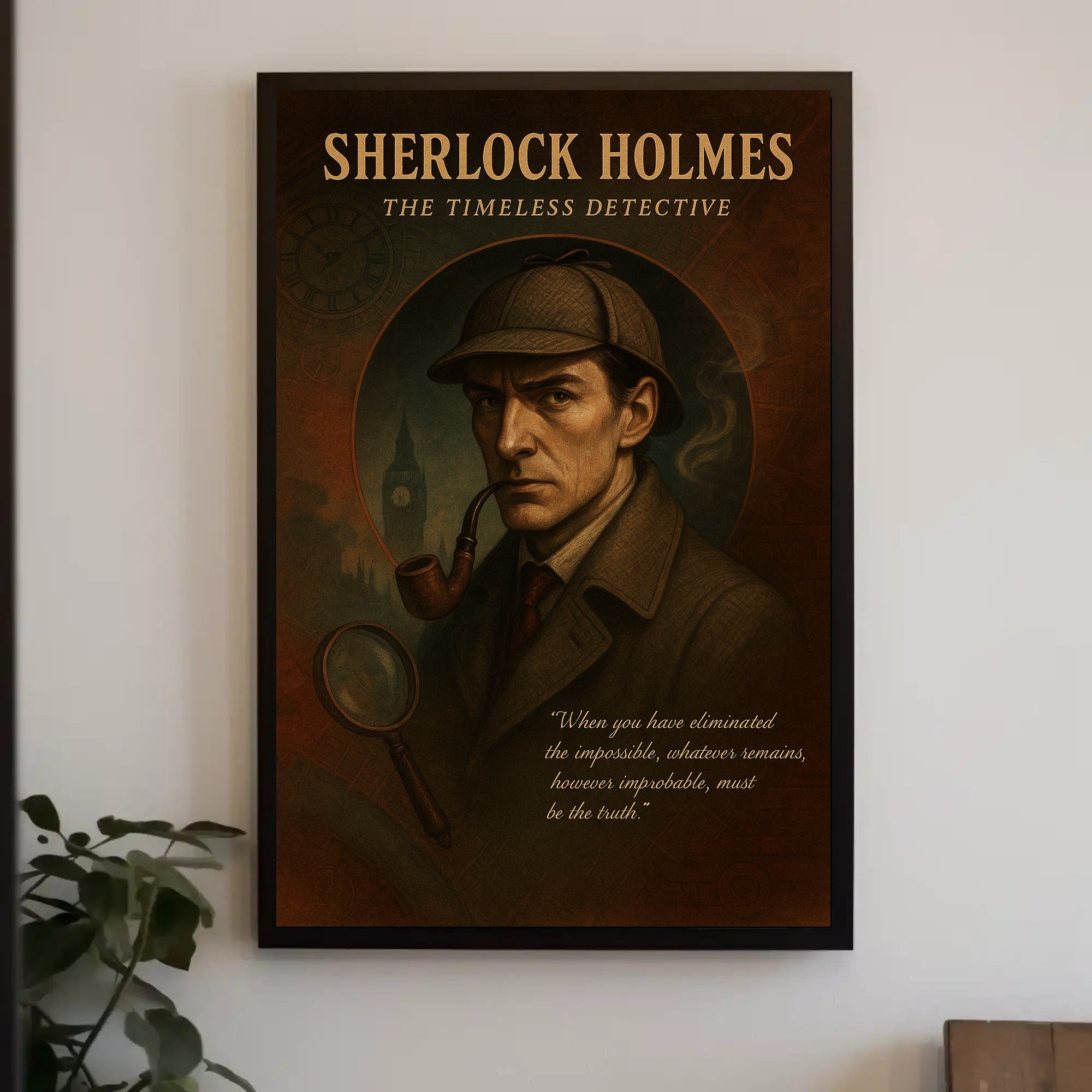 Sherlock Holmes The Timeless Detective Poster PosterGoat