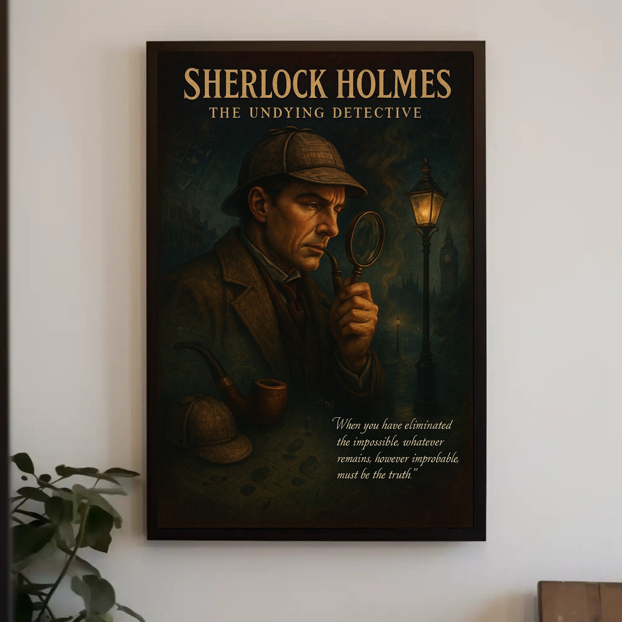 Sherlock Holmes The Undying Detective Poster PosterGoat