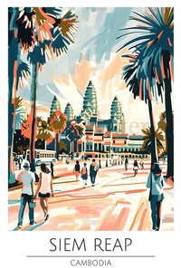 Siem Reap Adventure Travel Poster PosterGoat