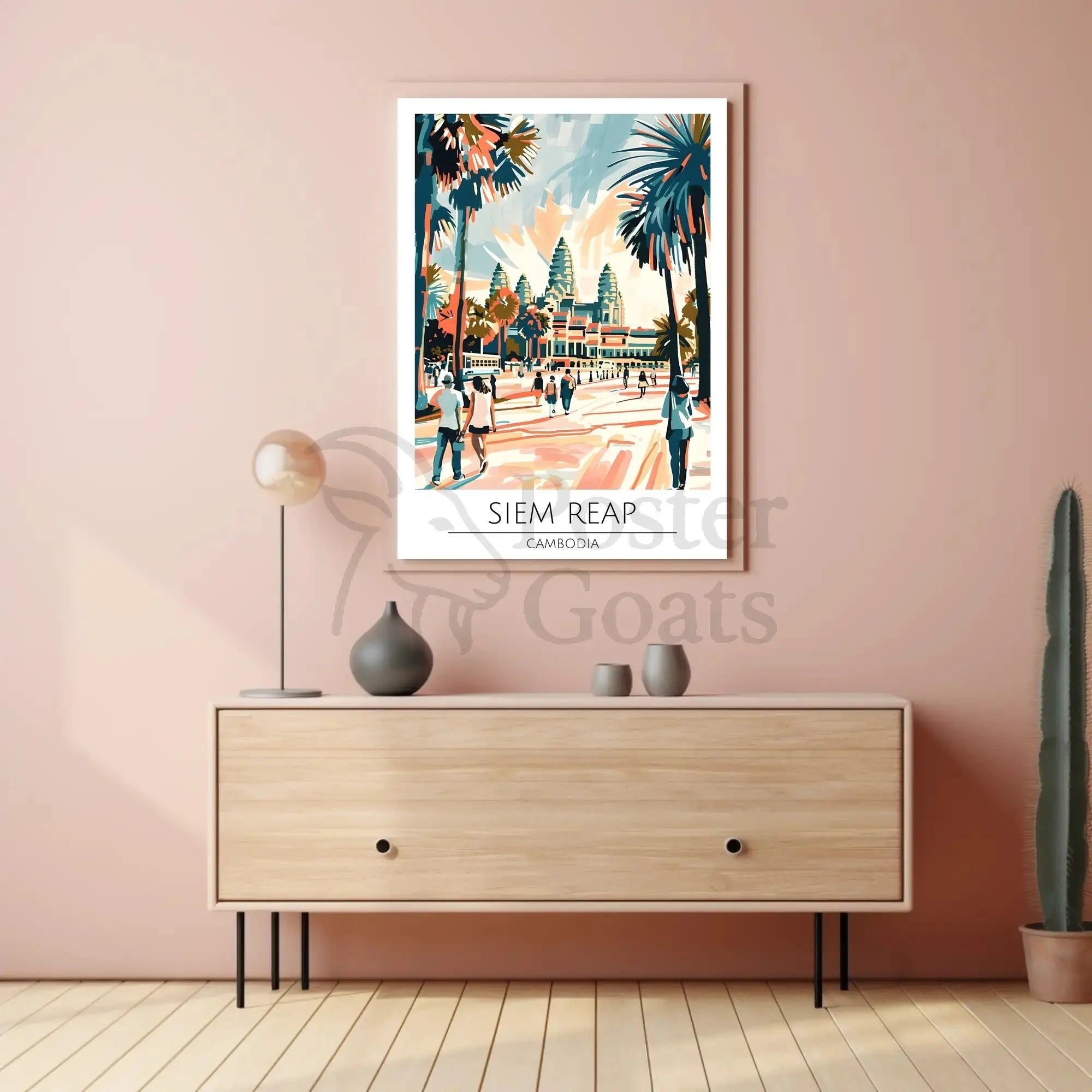 Siem Reap Adventure Travel Poster PosterGoat