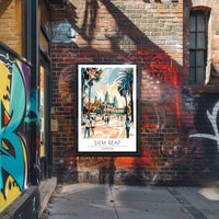 Siem Reap Adventure Travel Poster PosterGoat