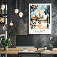 Siem Reap Adventure Travel Poster PosterGoat