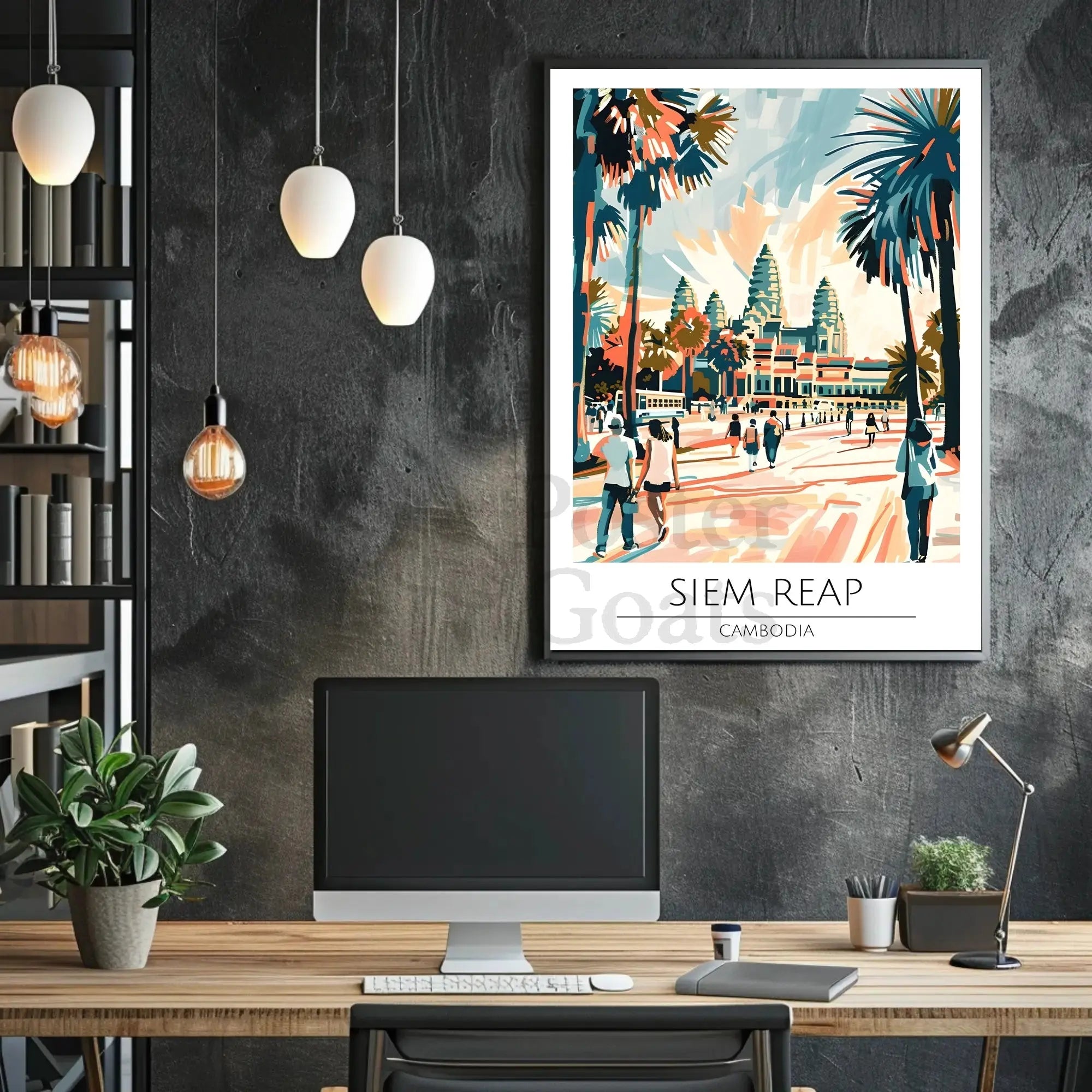 Siem Reap Adventure Travel Poster PosterGoat