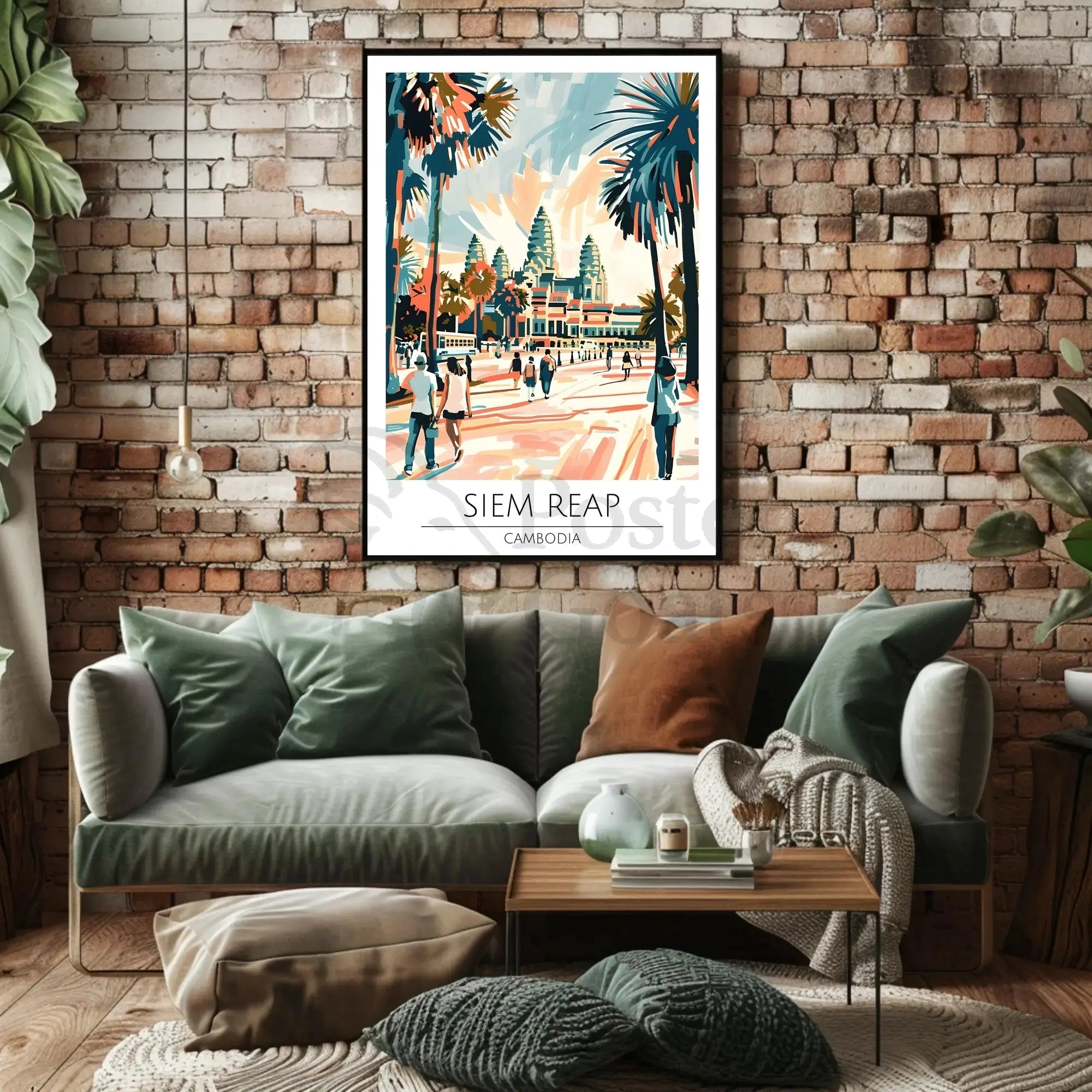 Siem Reap Adventure Travel Poster PosterGoat