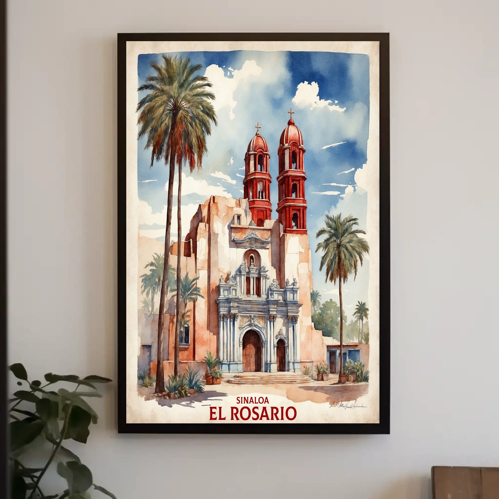Sinaloa El Rosario Vintage Travel Poster PosterGoat