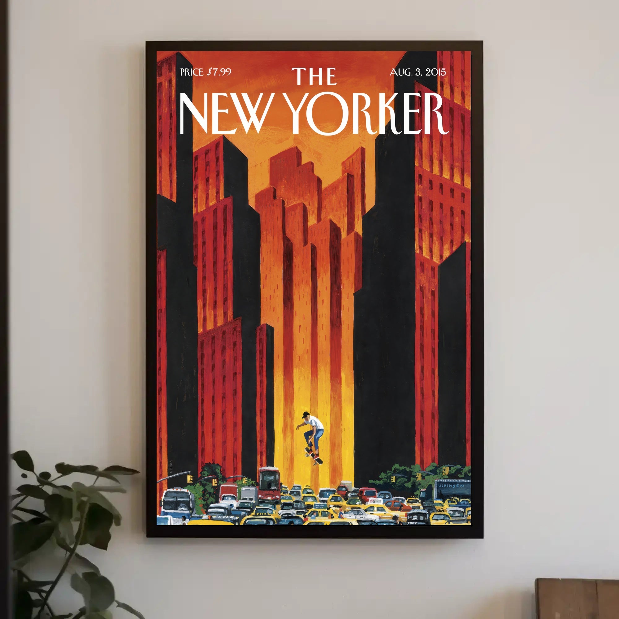 Skateboard Culture New York Vibes Urban Sports Poster PosterGoat