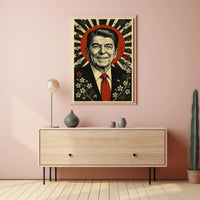 Smiling Leader Vintage Mid-Century Political Propaganda Poster PosterGoat