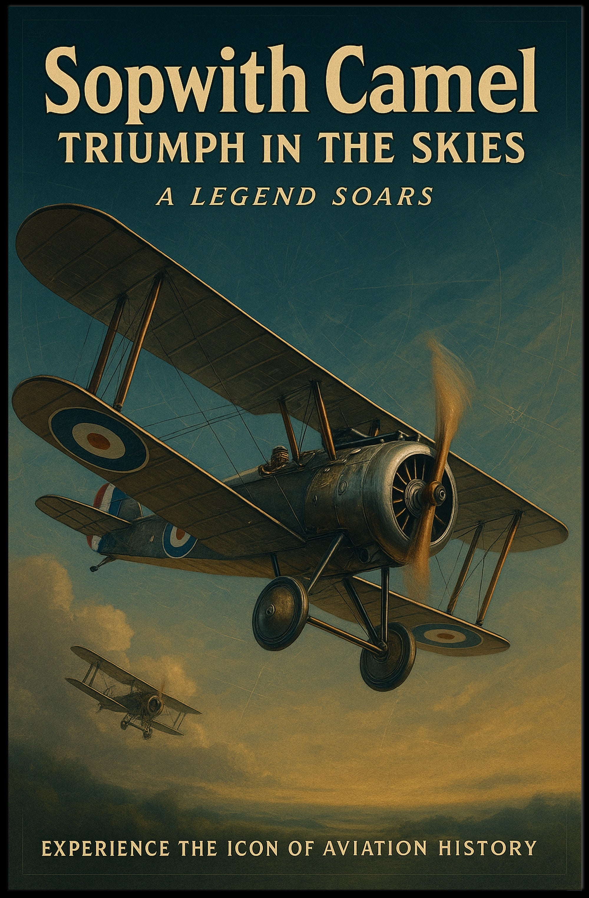 Sopwith Camel Triumph In The Skies Poster PosterGoat