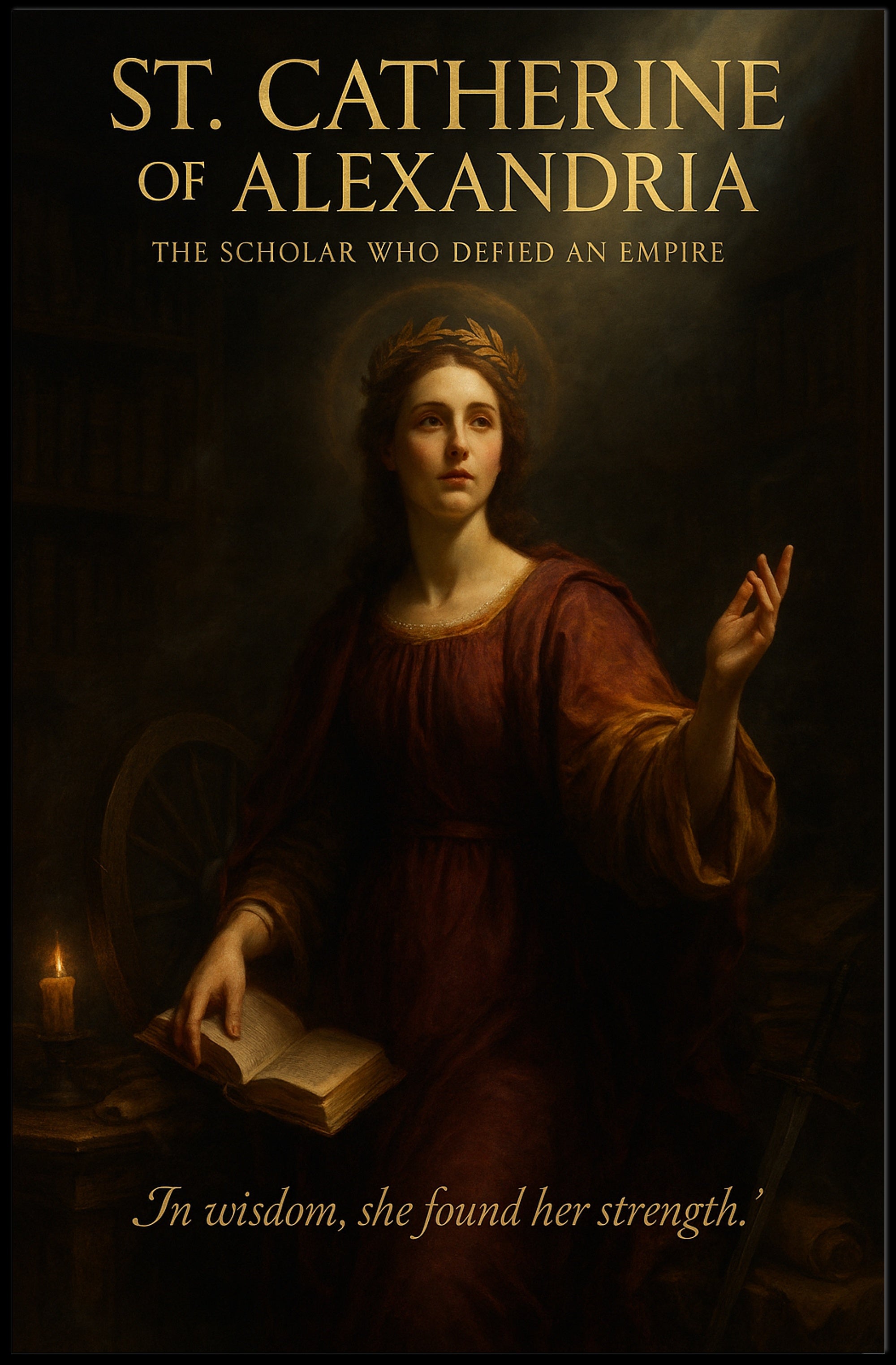 St. Catherine Of Alexandria Poster PosterGoat