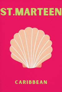 St. Marteen Vibrant Coastal Travel Poster PosterGoat