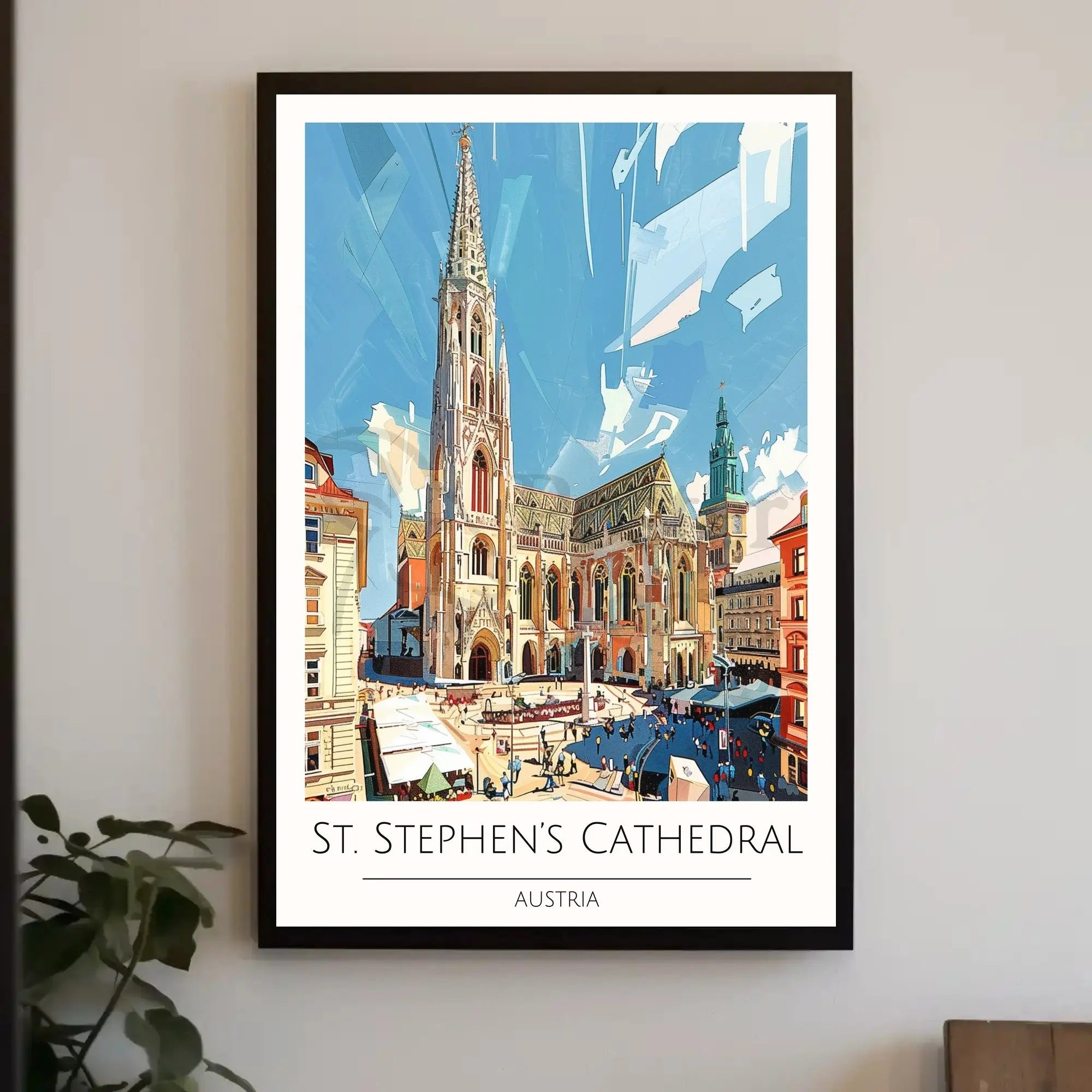 St. Stephen's Cathedral in Austria Poster PosterGoat