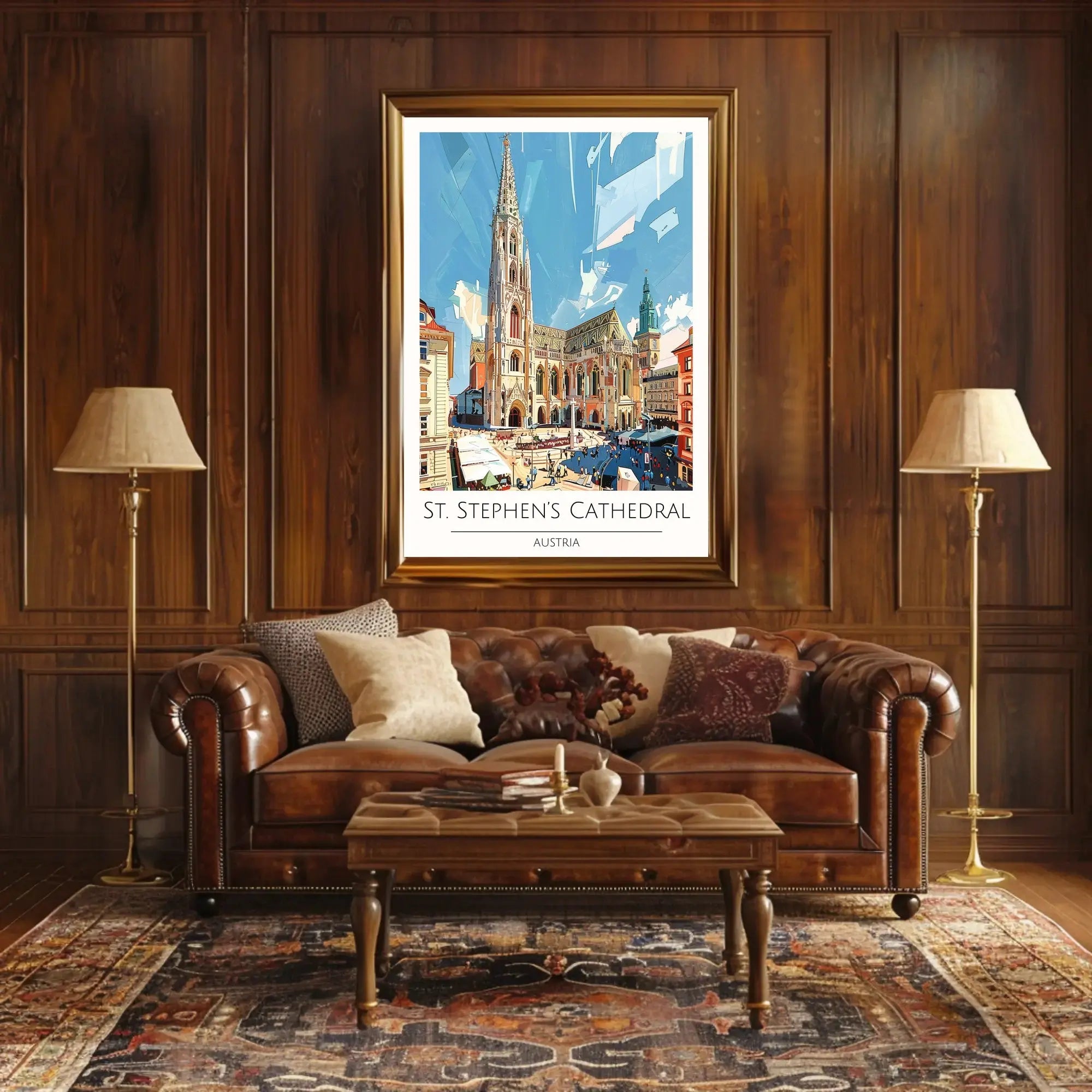 St. Stephen's Cathedral in Austria Poster PosterGoat