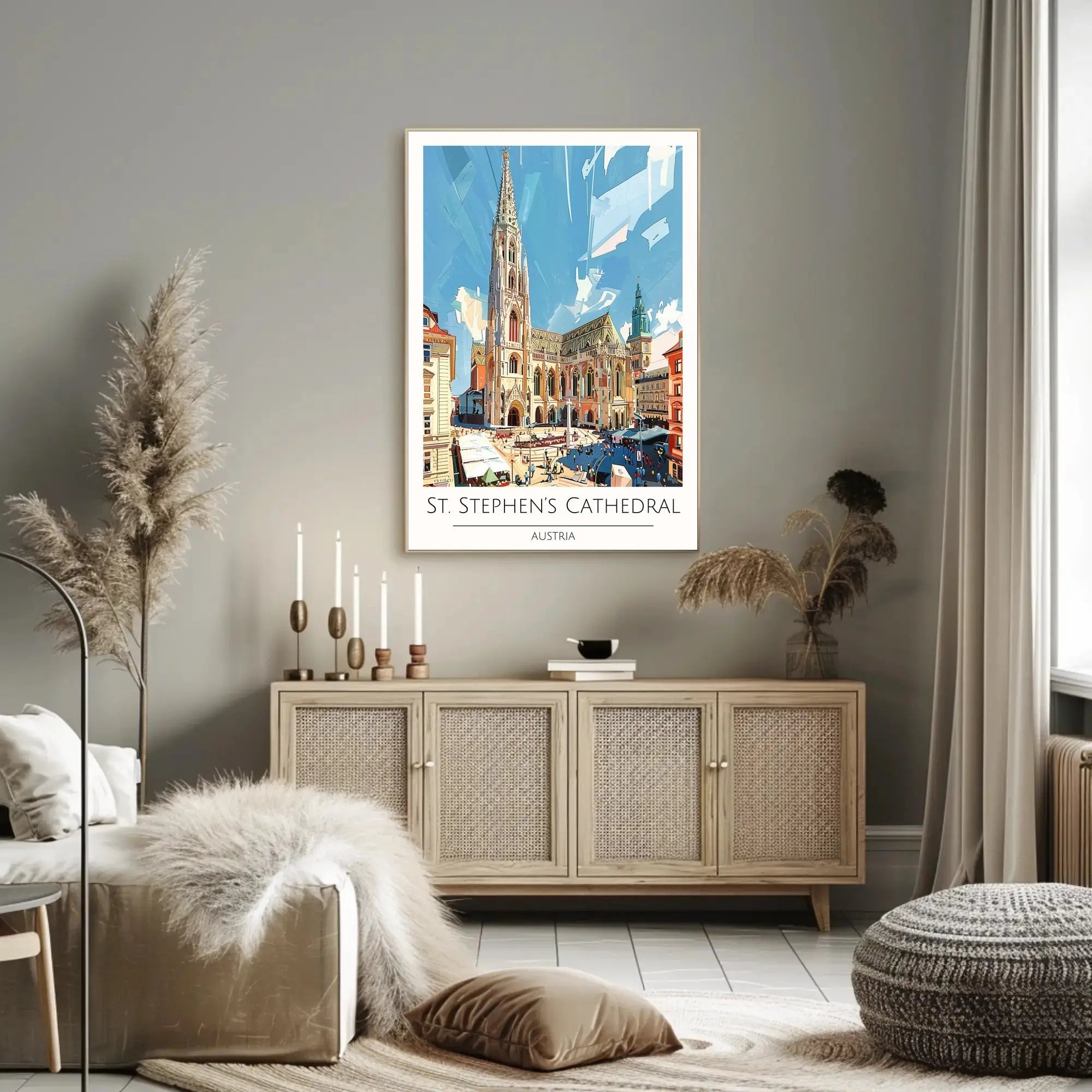 St. Stephen's Cathedral in Austria Poster PosterGoat
