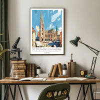 St. Stephen's Cathedral in Austria Poster PosterGoat