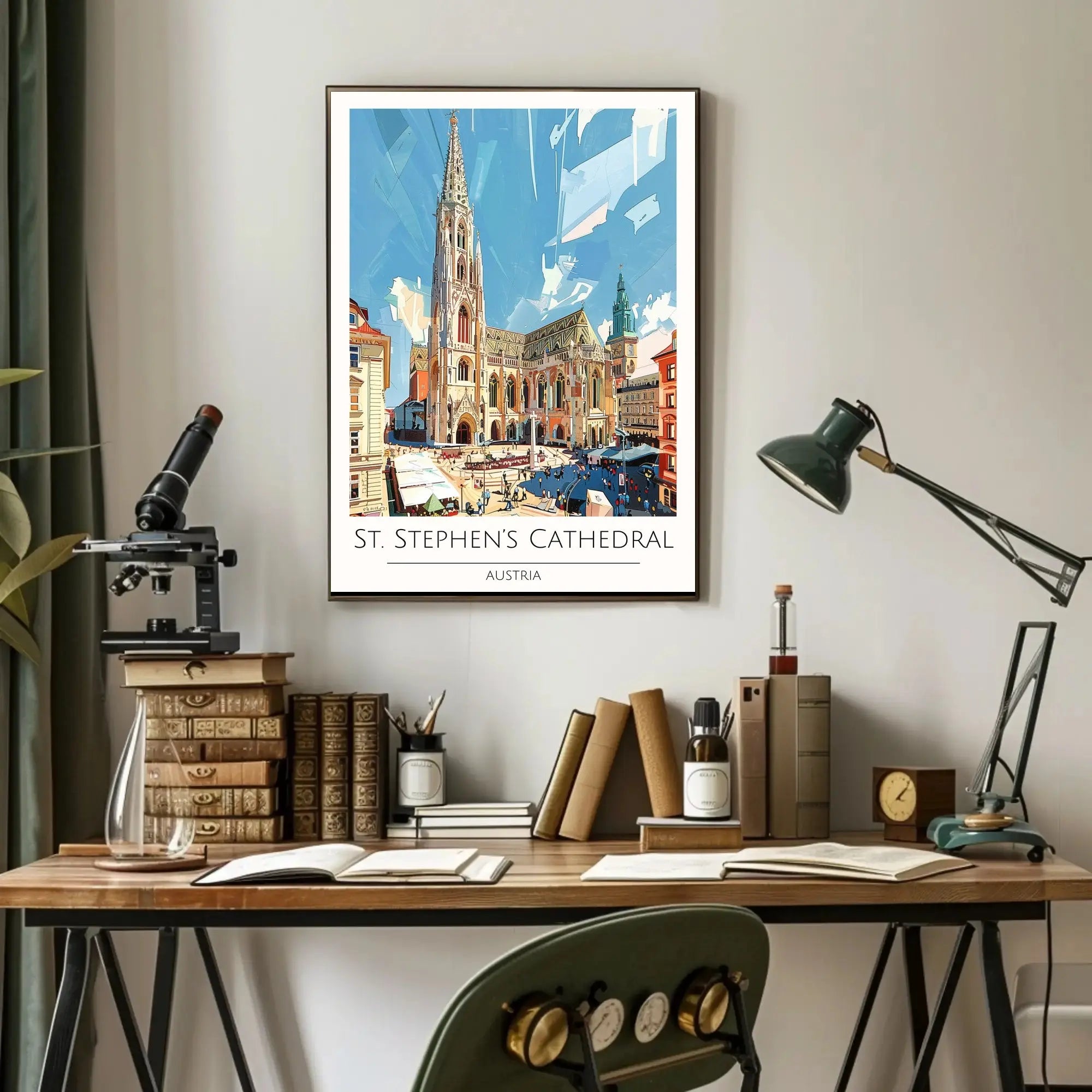 St. Stephen's Cathedral in Austria Poster PosterGoat