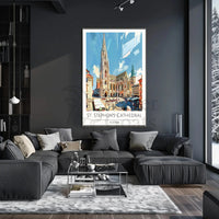 St. Stephen's Cathedral in Austria Poster PosterGoat
