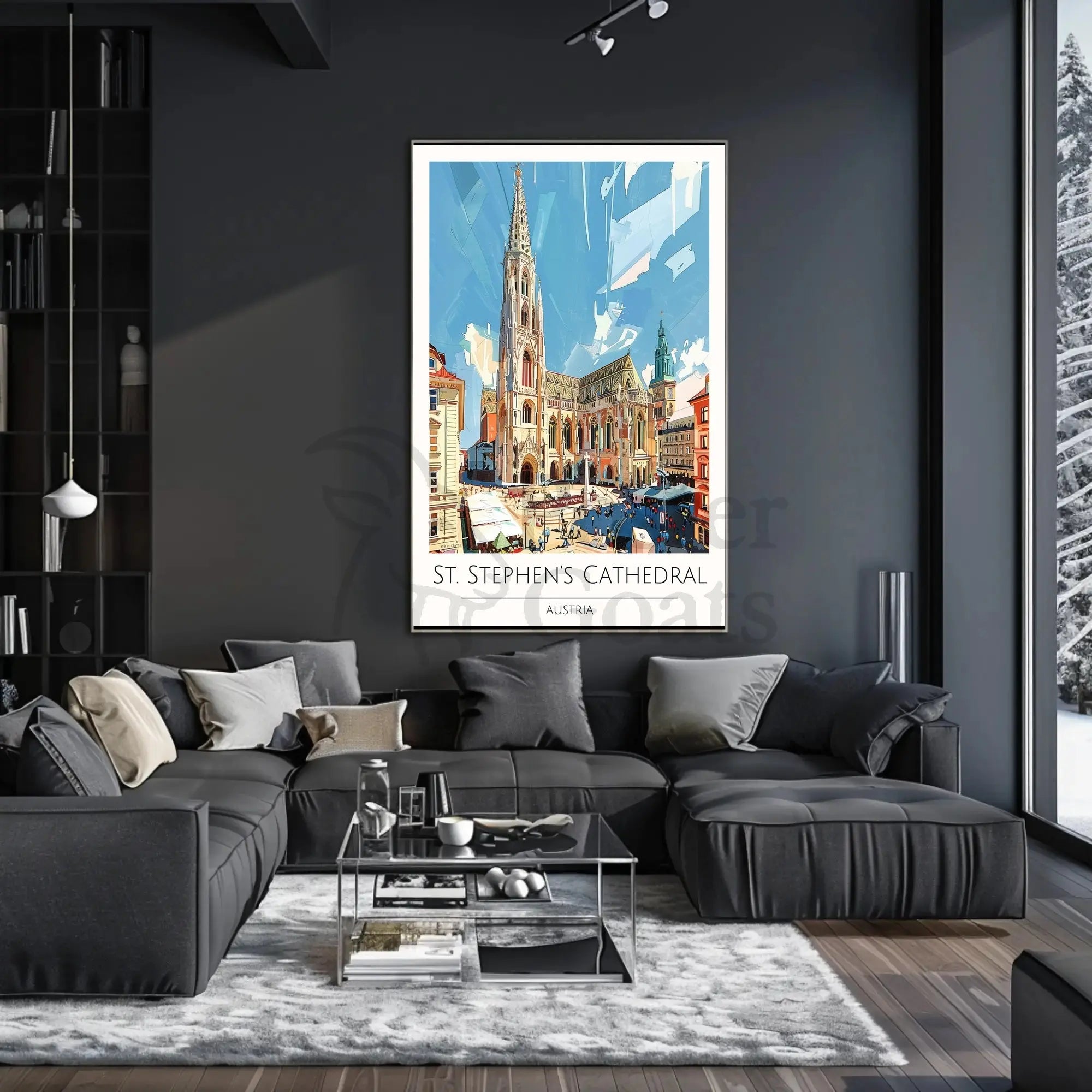 St. Stephen's Cathedral in Austria Poster PosterGoat