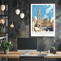St. Stephen's Cathedral in Austria Poster PosterGoat