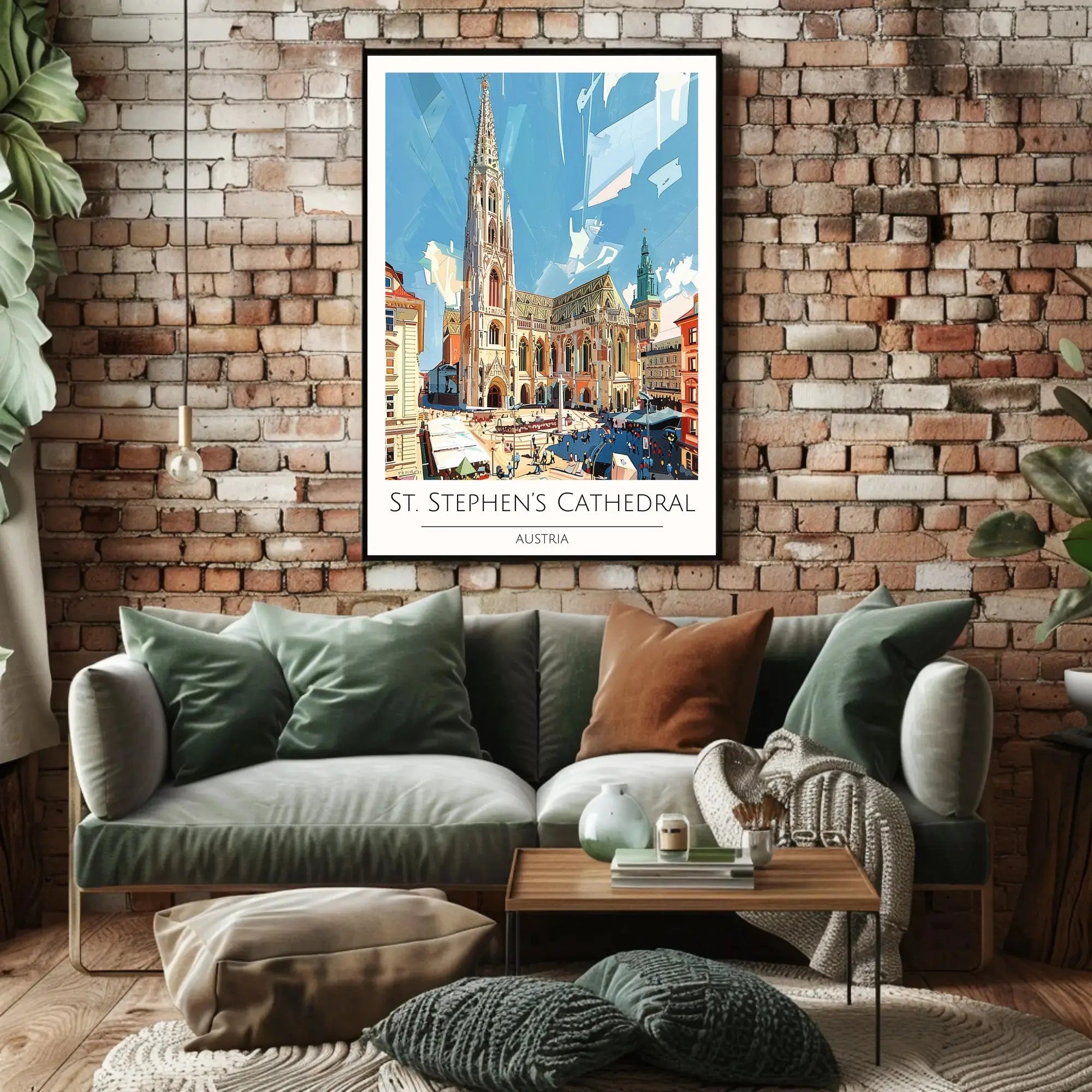 St. Stephen's Cathedral in Austria Poster PosterGoat